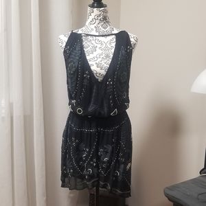 Free People low front and back mini dress